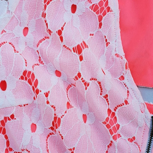 New Women's GUESS Zip-Front Woven Crop Top sz L - Picture 6 of 7